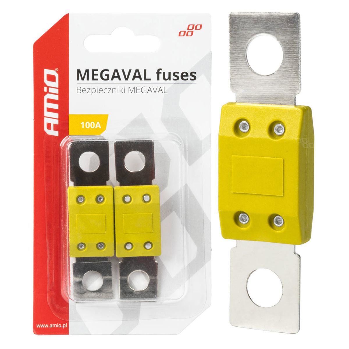FUSIBLES MEGAVAL X2 100A AMIO