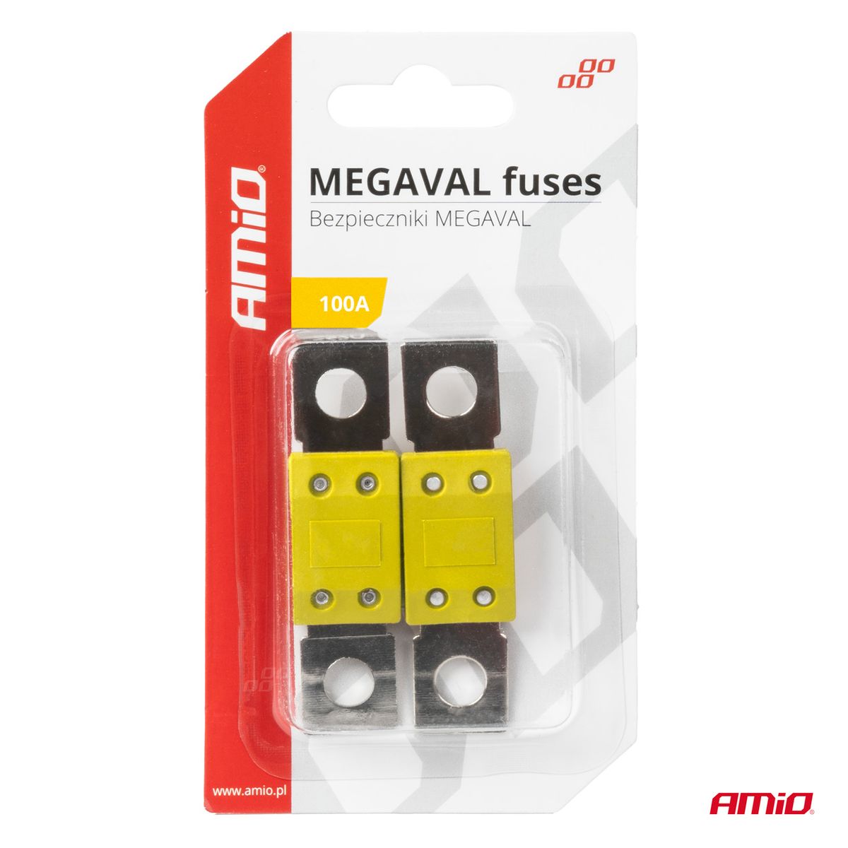 FUSIBLES MEGAVAL X2 100A AMIO