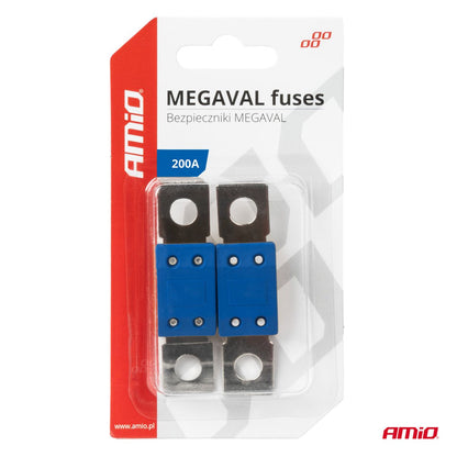 FUSIBLES MEGAVAL X2 200A AMIO