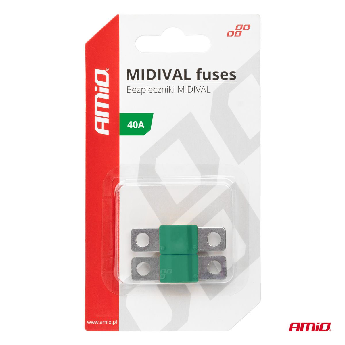 FUSIBLES MIDIVAL X2 40A AMIO
