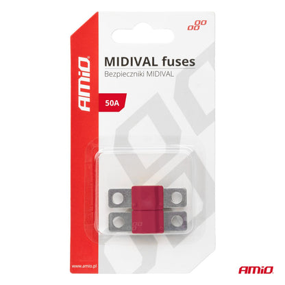 FUSIBLES MIDIVAL X2 50A AMIO