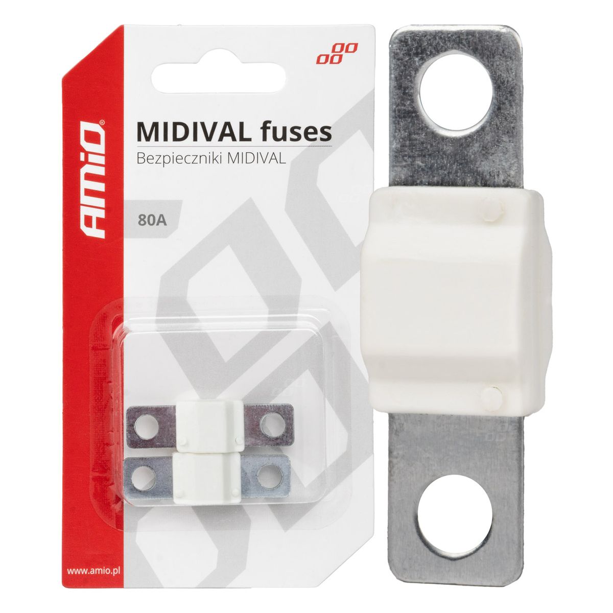 FUSIBLES MIDIVAL X2 80A AMIO