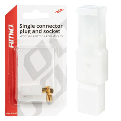 FICHE ET PRISE AVEC CONNECTEUR SIMPLE AMIO