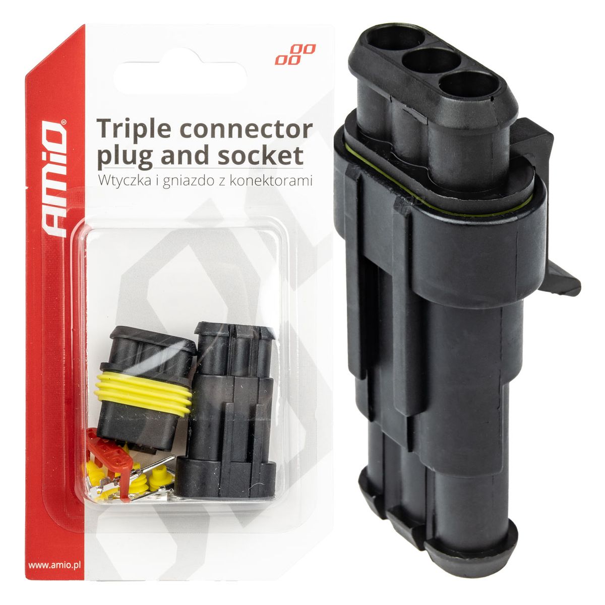 CONNECTEUR TRIPLE AMIO