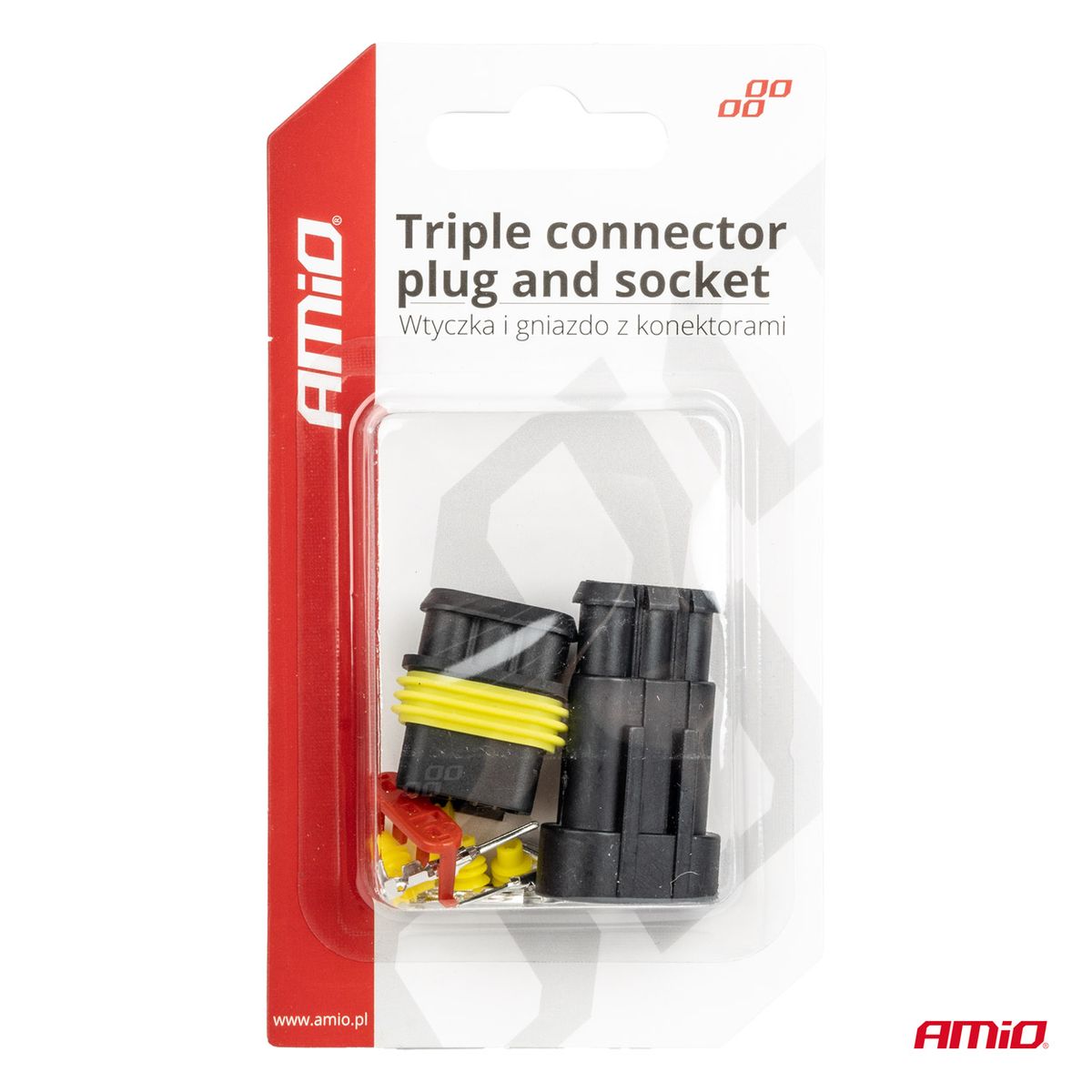 CONNECTEUR TRIPLE AMIO