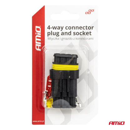 CONNECTEUR QUADRUPLE AMIO