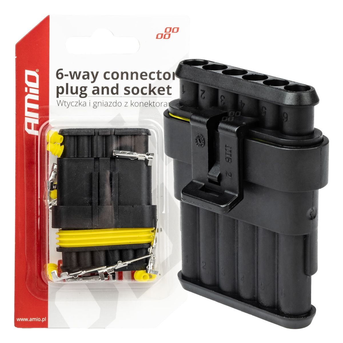 CONNECTEUR CINQ VOIES AMIO