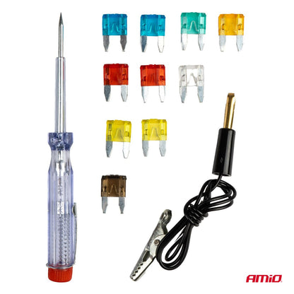 FUSIBLES MINI 10PCS AVEC TESTEUR AMIO