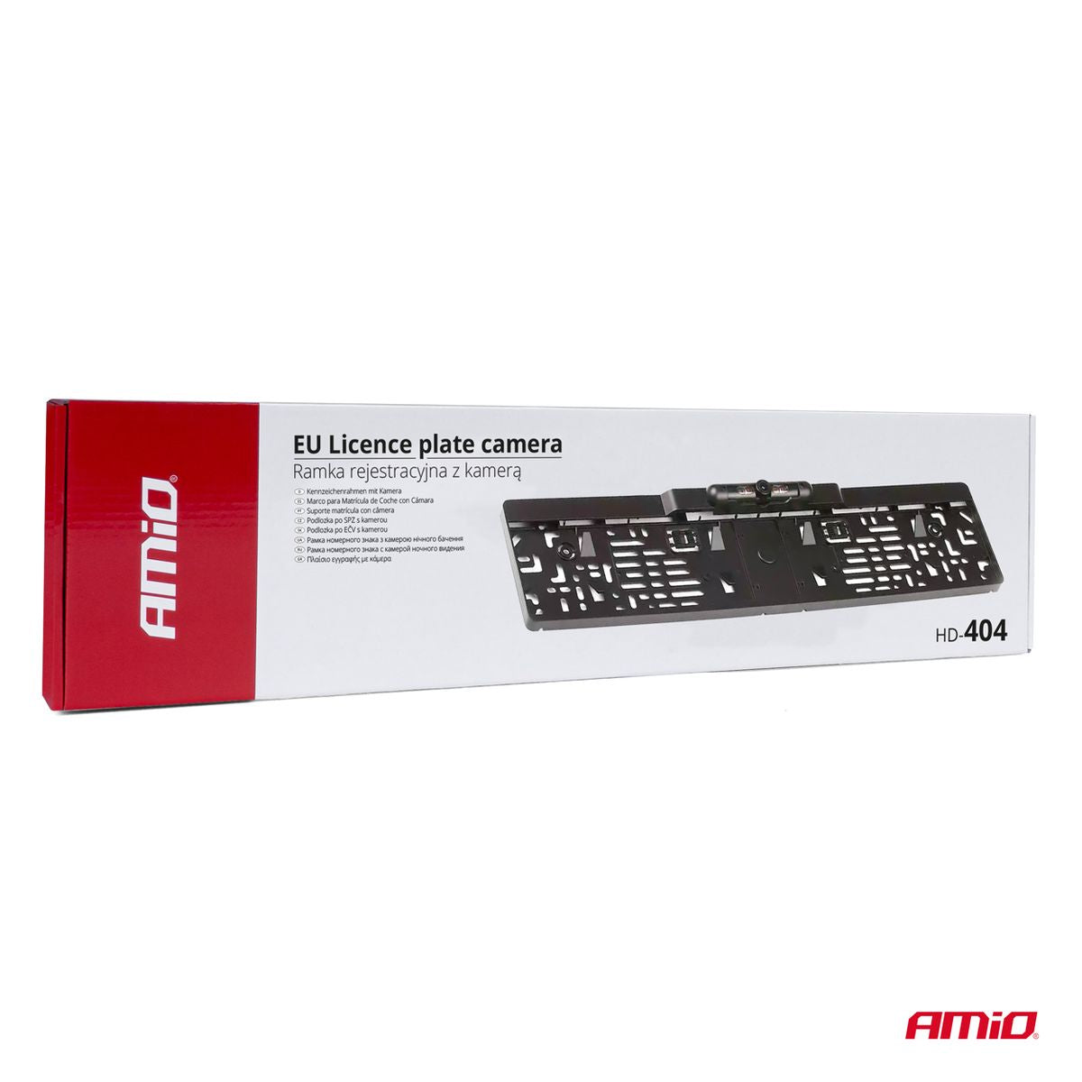 SUPPORT DE PLAQUE D'IMMATRICULATION EU AVEC CAMÉRA AMIO