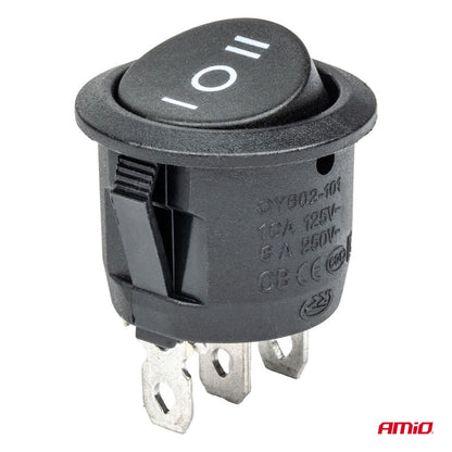 INTERRUPTEUR ROND 12/24V 20A MAX AMIO