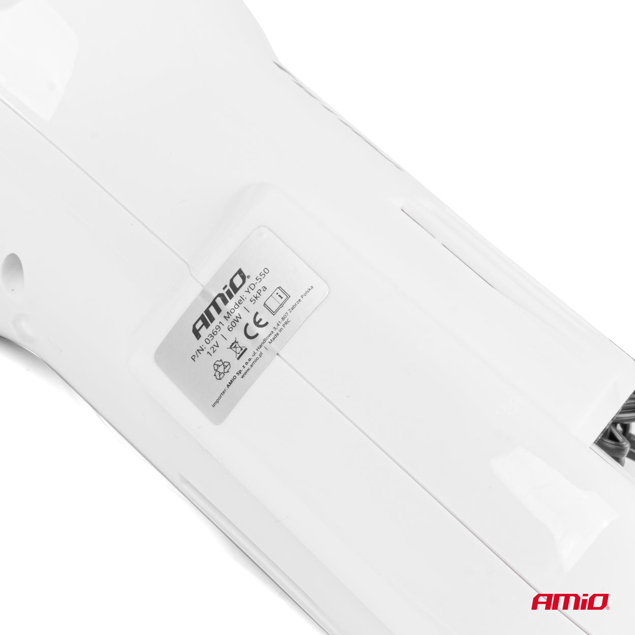 ASPIRATEUR DE VOITURE 12V 60W AVEC EMBOUTS AMIO