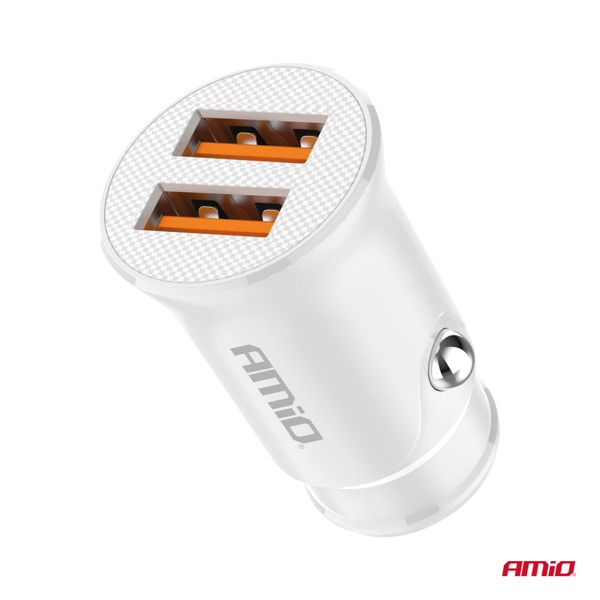 CHARGEUR ALLUME CIGARE DOUBLE USB-A 2,1A 12/24V AMIO