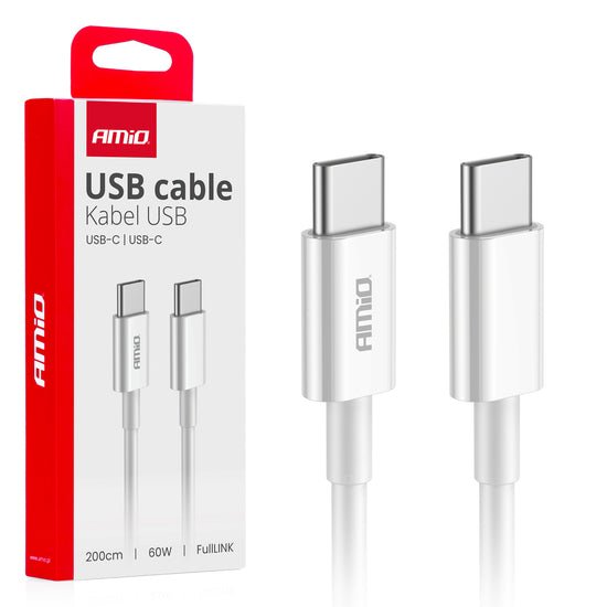 CÂBLE USB-C / USB-C 60W 2M X109 AMIO