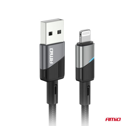 CABLE USB VERS LIGHTNING 3A 100CM AMIO