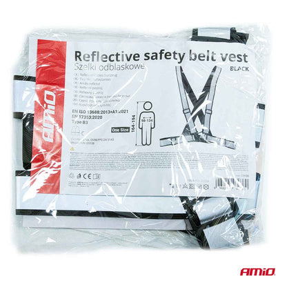 BRETELLE DE SECURITE REFLECHISSANTE GRISE AMIO