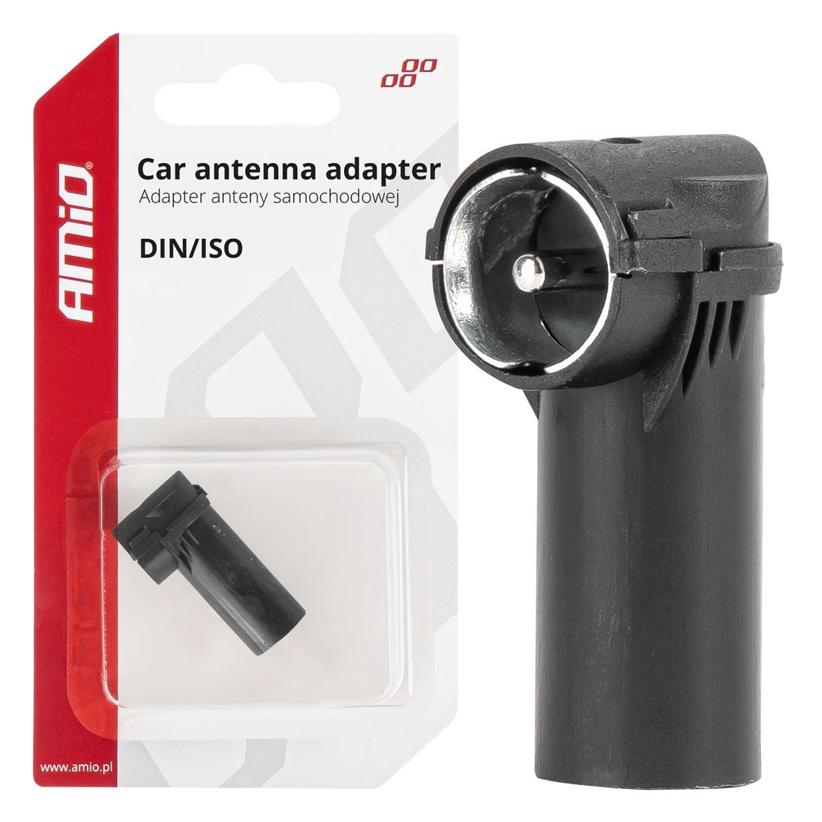 ADAPTATEUR D'ANTENNE COUDÉ DIN VERS ISO AMIO