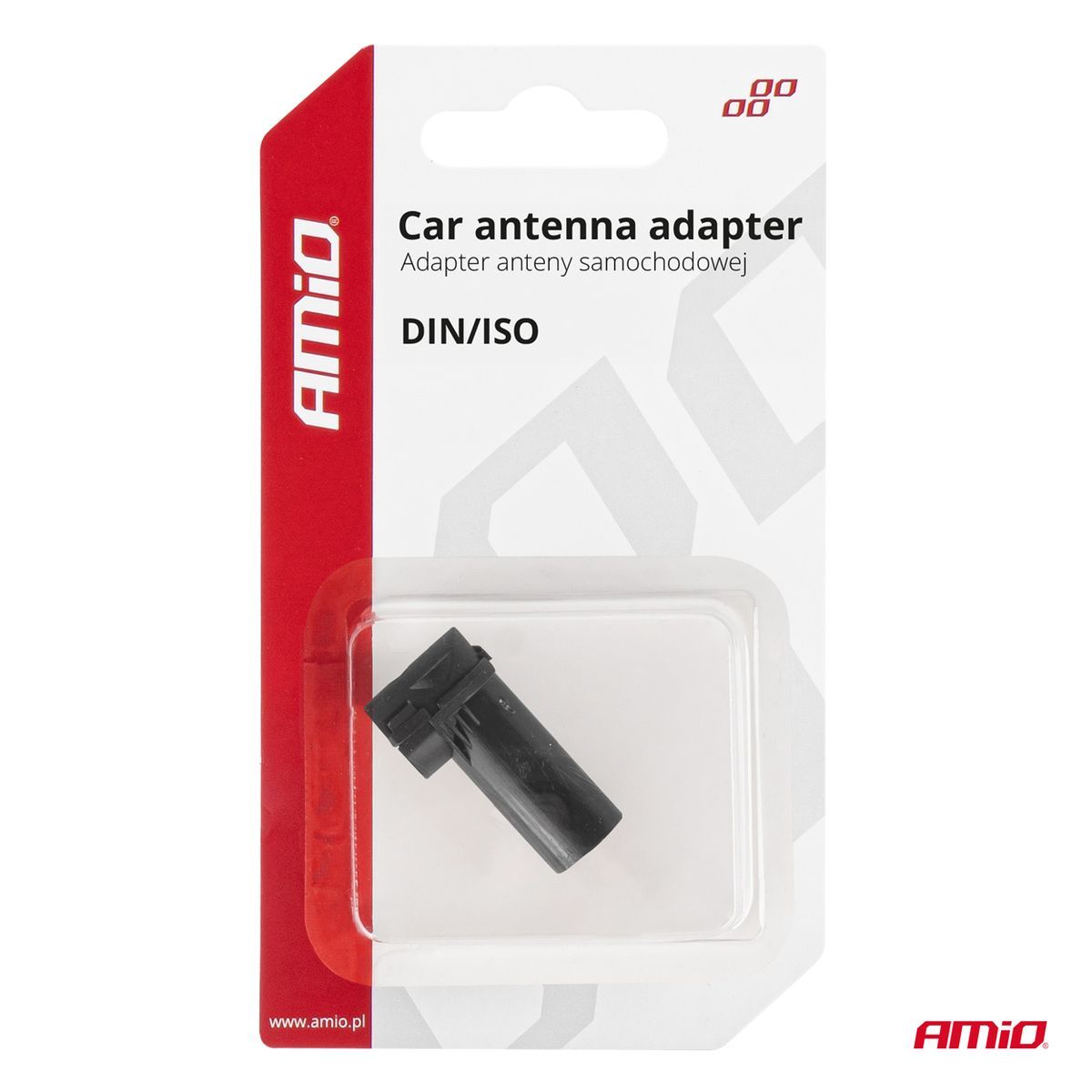 ADAPTATEUR D'ANTENNE COUDÉ DIN VERS ISO AMIO