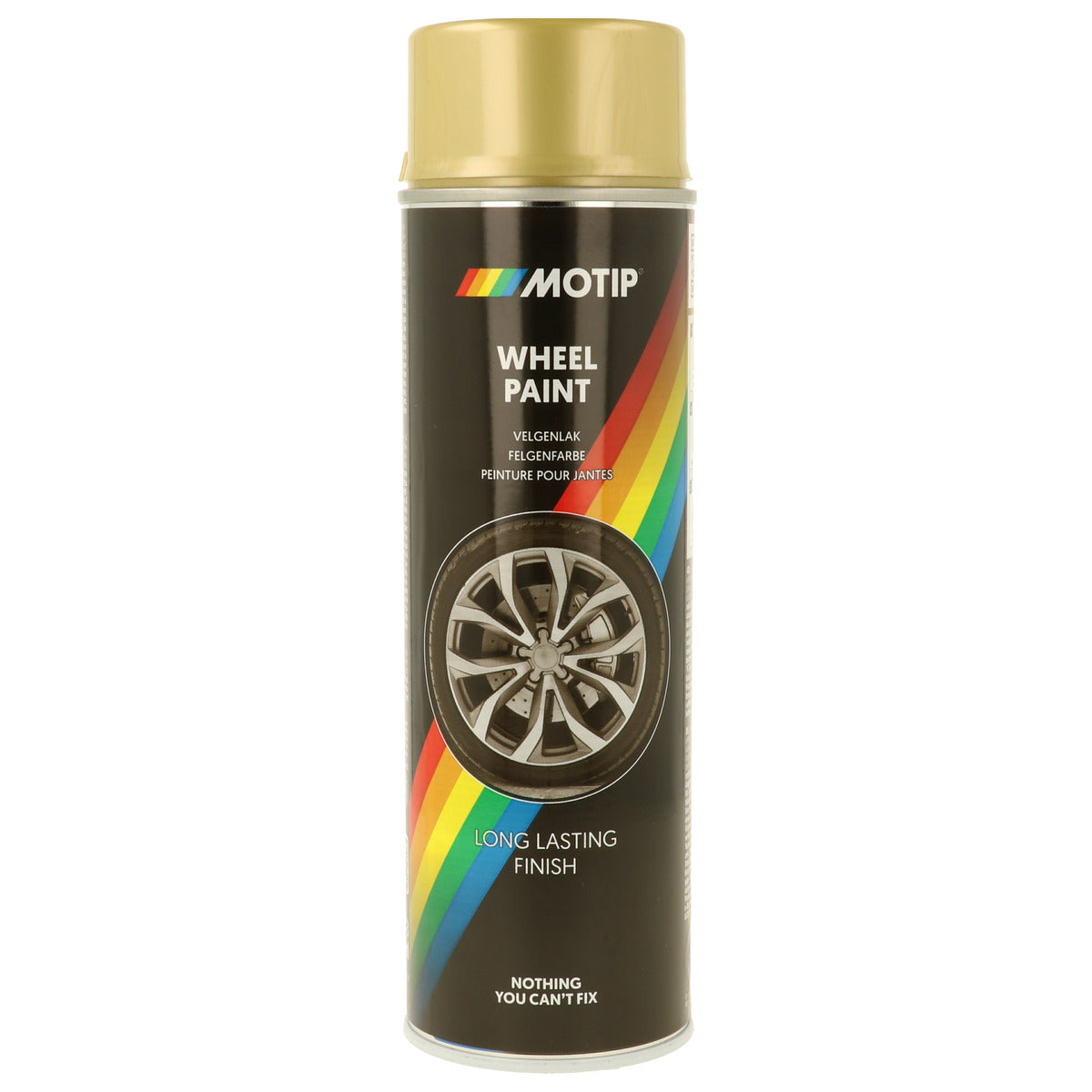 PEINTURE POUR JANTES OR BRILLANT AEROSOL 500ML MOTIP
