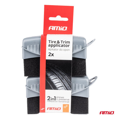 EPONGE DOUCE 2 PCS POUR PNEUS 04019 AMIO