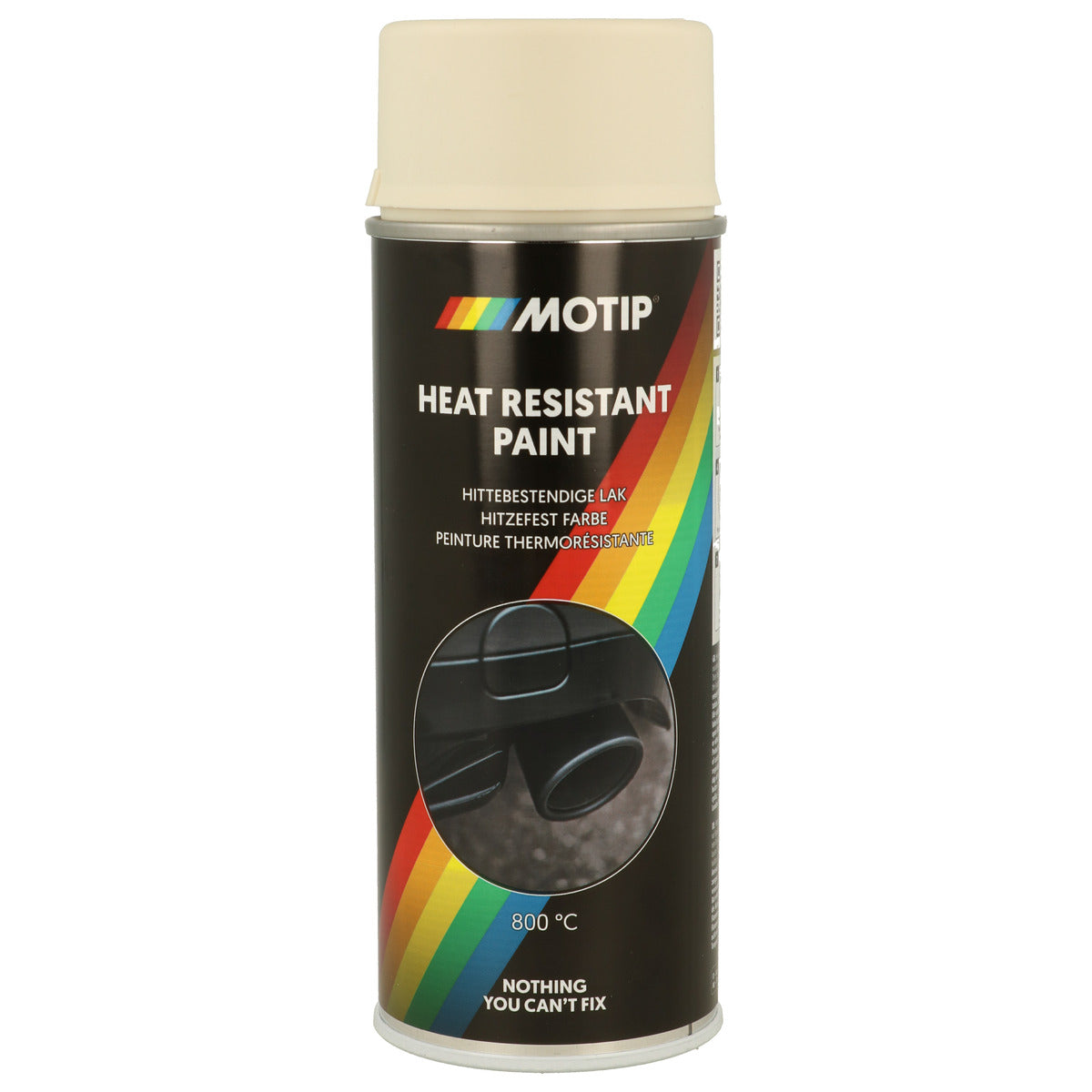 PEINTURE HAUTE TEMPERATURE 800°C RAL1013 AEROSOL 400ML MOTIP
