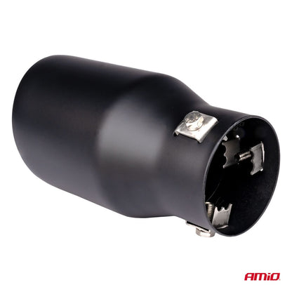 EMBOUT D'ECHAPPEMENT NOIR MAT EN ACIER INOXYDABLE AMIO