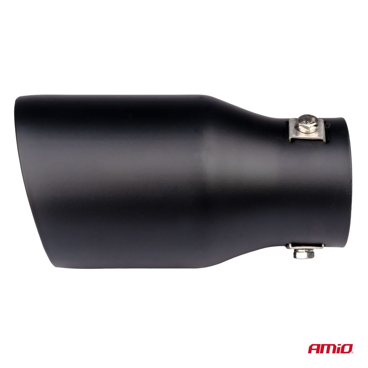 EMBOUT D'ECHAPPEMENT NOIR MAT EN ACIER INOXYDABLE AMIO