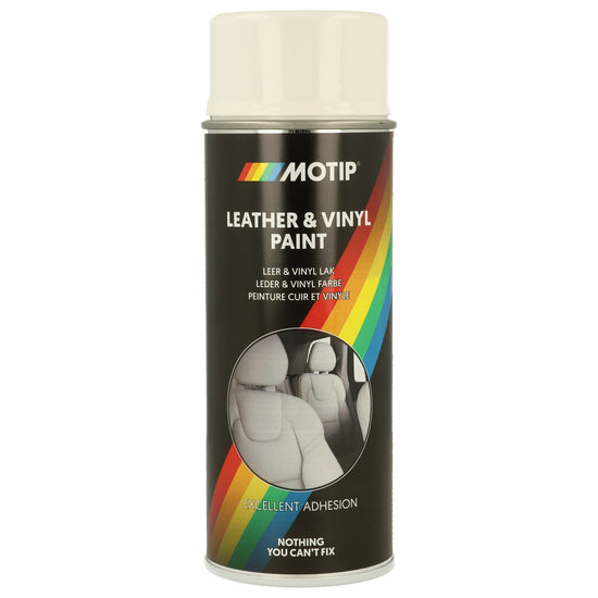 REPARATION VINYL CUIR ET SYNTHETIQUE BLANC AEROSOL 400ML MOTIP