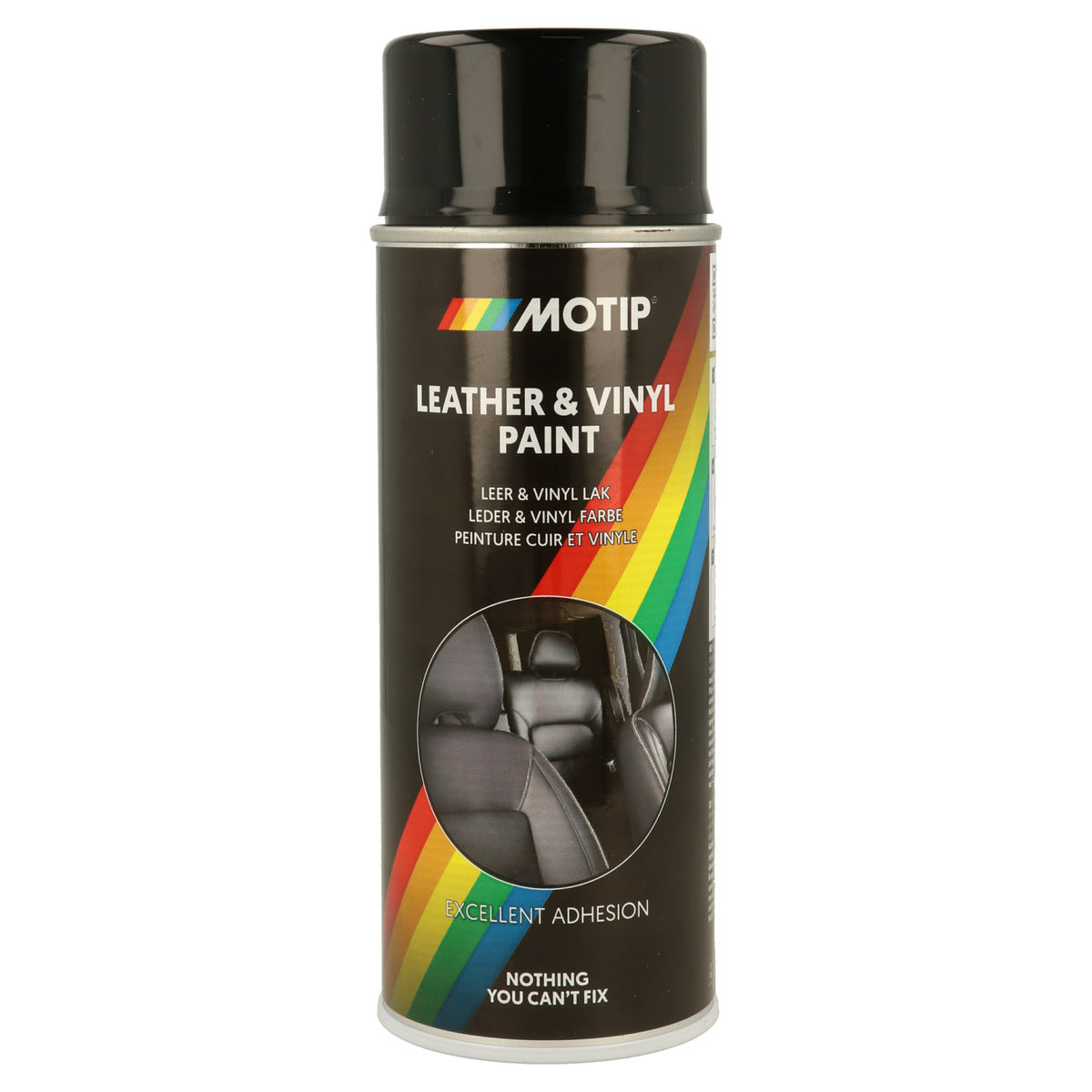 REPARATION VINYL CUIR ET SYNTHETIQUE NOIR AEROSOL 400ML MOTIP