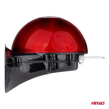 AVERTISSEUR SONORE 2 PCS ROUGE 125MM 12V 115DB 320/390HZ AMIO