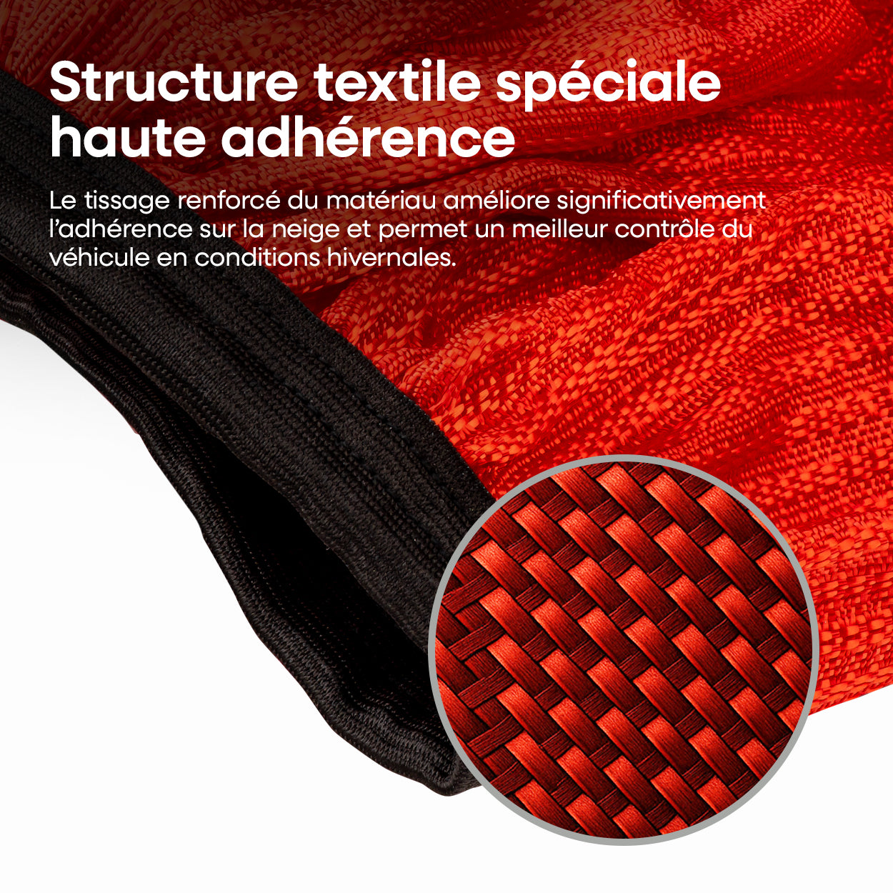 CHAUSSETTES NEIGE TEXTILE (X2) TAILLE M AMIO