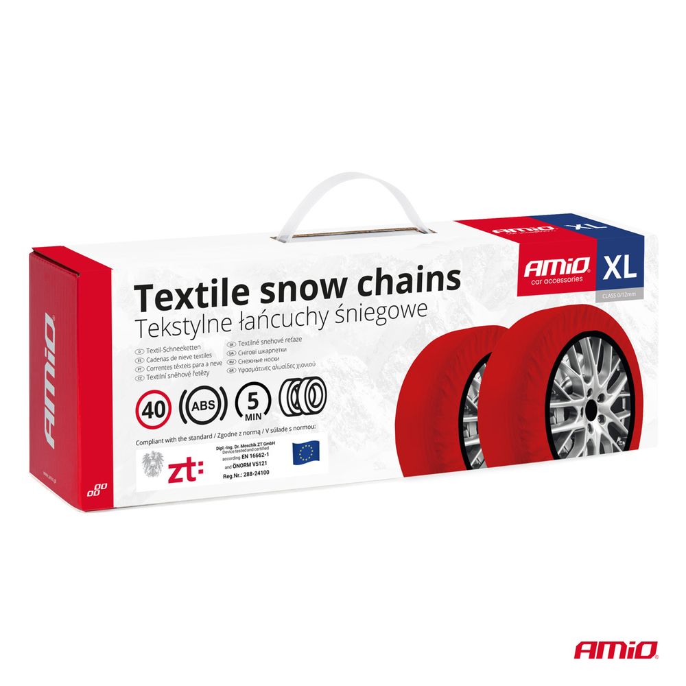 CHAUSSETTES NEIGE TEXTILE (X2) TAILLE XL AMIO