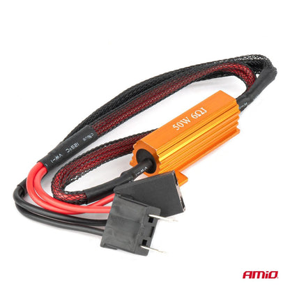 RESISTANCE RELAIS LED CANBUS 6OHMS 50W H7 AMIO