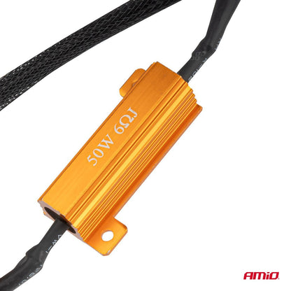 RESISTANCE RELAIS LED CANBUS 6OHMS 50W H7 AMIO