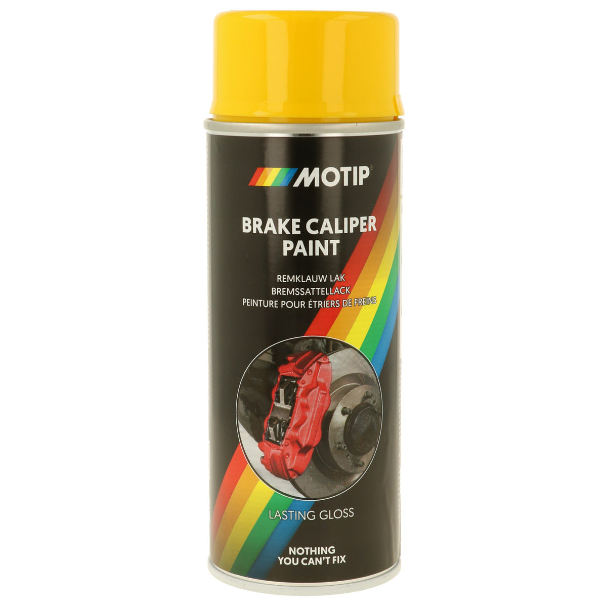 PEINTURE ETRIER DE FREIN JAUNE BRILLANT AEROSOL 400ML MOTIP