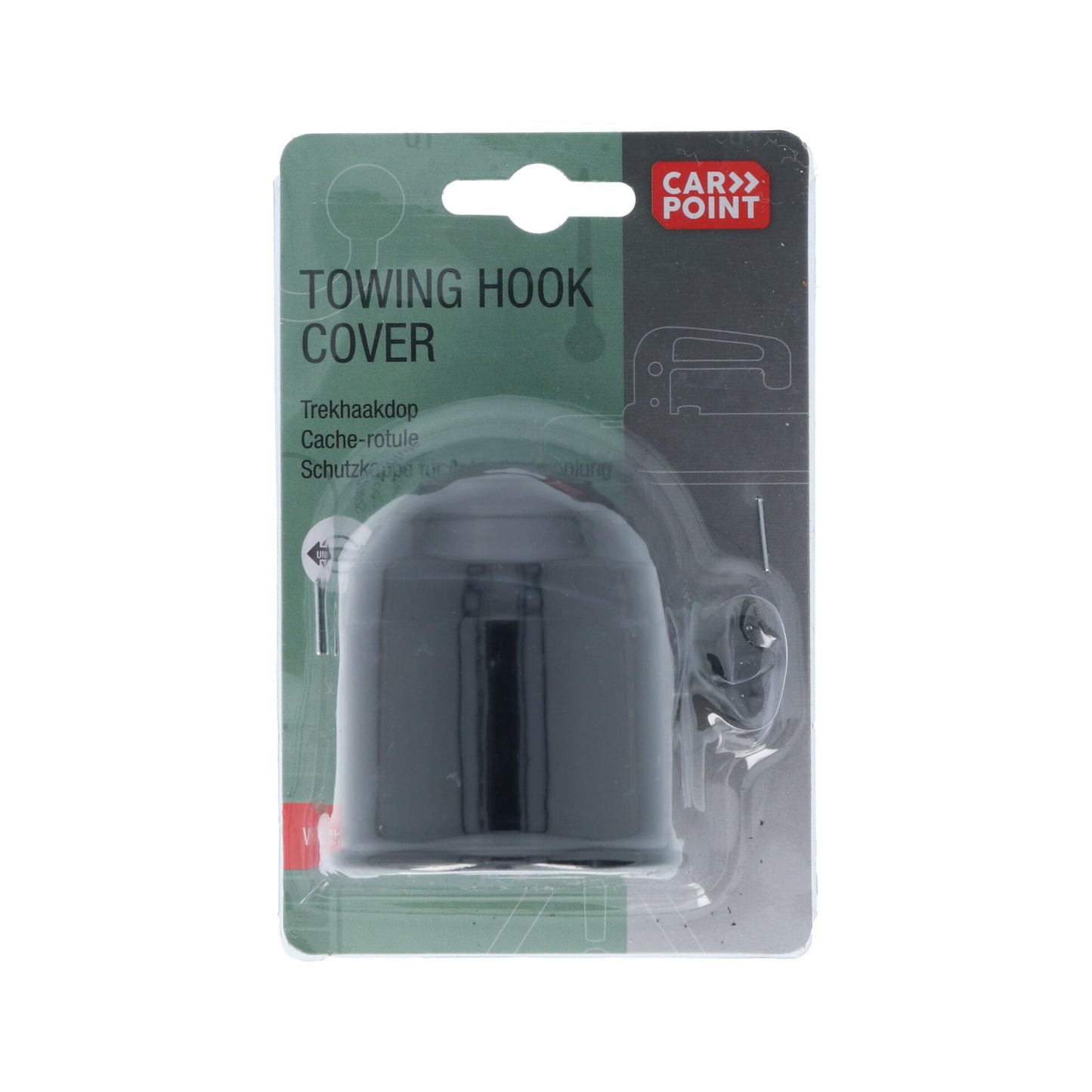 CACHE ROTULE AVEC SERRURE NOIR