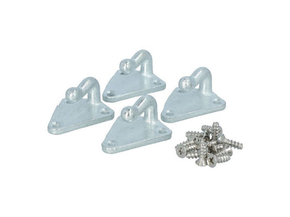CROCHETS DE FIXATION METAL X 4 POUR REMORQUE CARPOINT