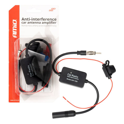 AMPLIFICATEUR D'ANTENNE DE VOITURE ANTI-INTERFÉRENCE 12V AMIO