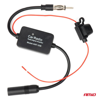 AMPLIFICATEUR D'ANTENNE DE VOITURE ANTI-INTERFÉRENCE 12V AMIO