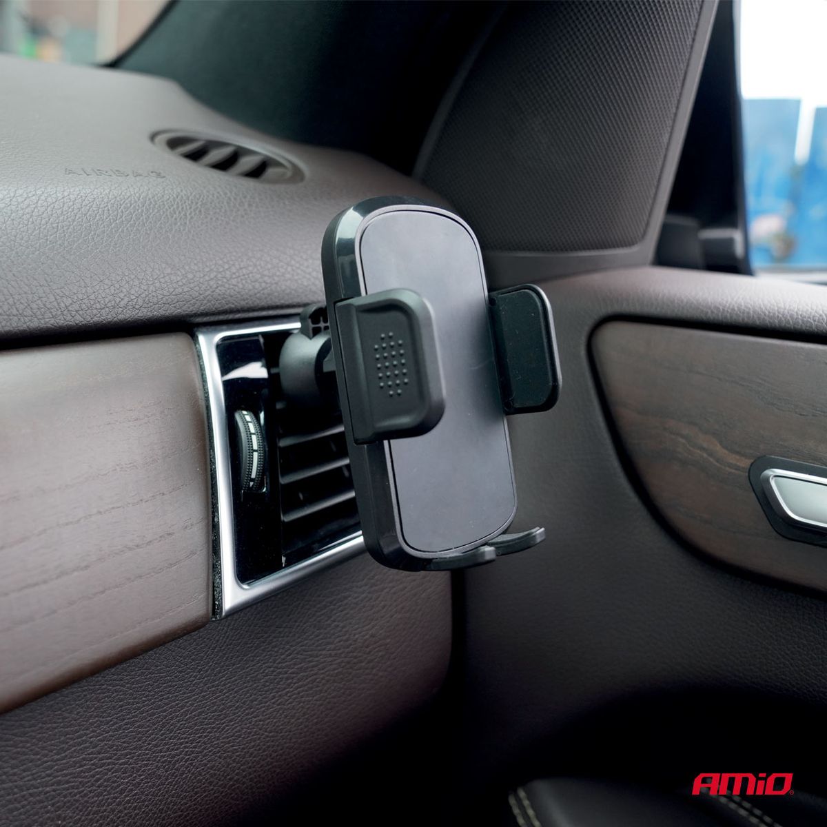 PORTE TELEPHONE VENTOUSE + CLIP GRILLE AERATION 2 EN 1 AMIO