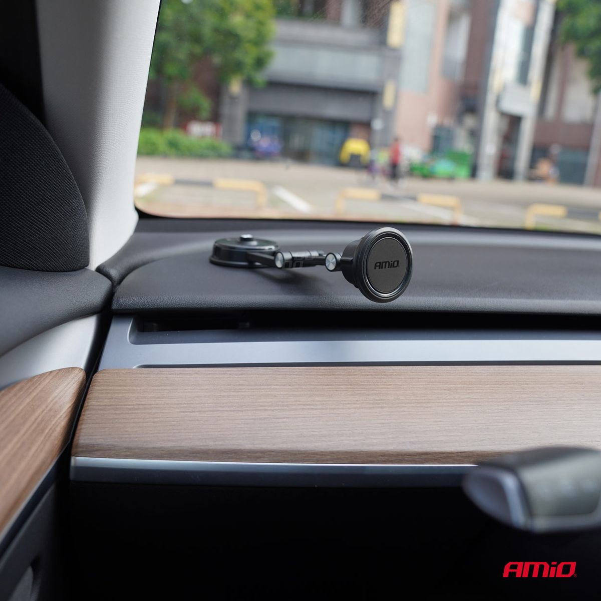 PORTE TELEPHONE MAGNETIQUE ROTATIF 360° AMIO