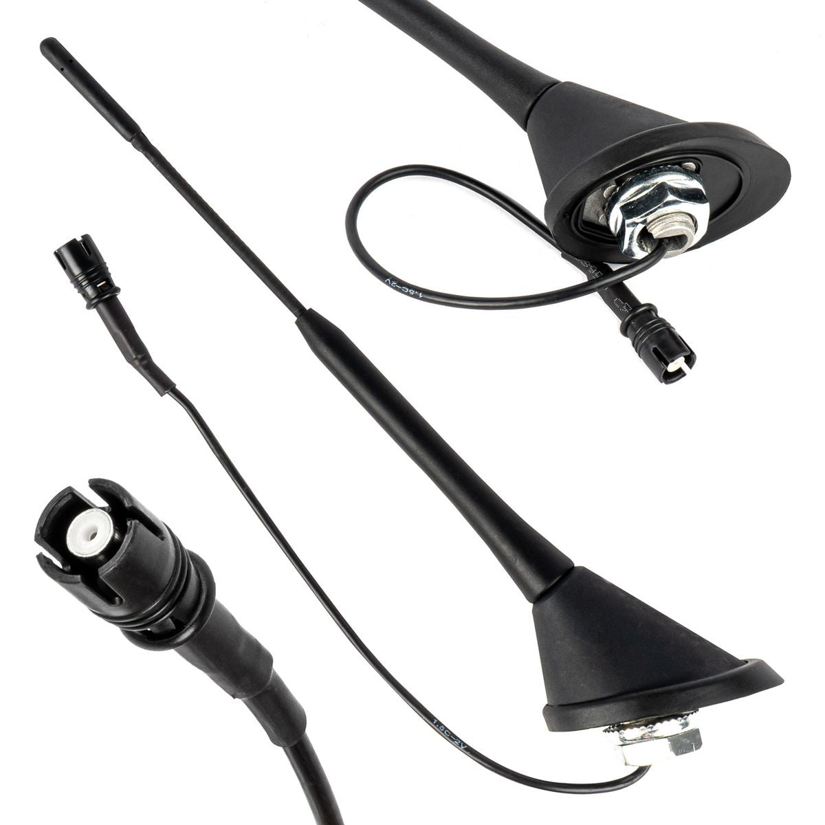 ANTENNE DE VOITURE AMPLIFIEE 25,4CM RAKU-2 ANT10 AMIO