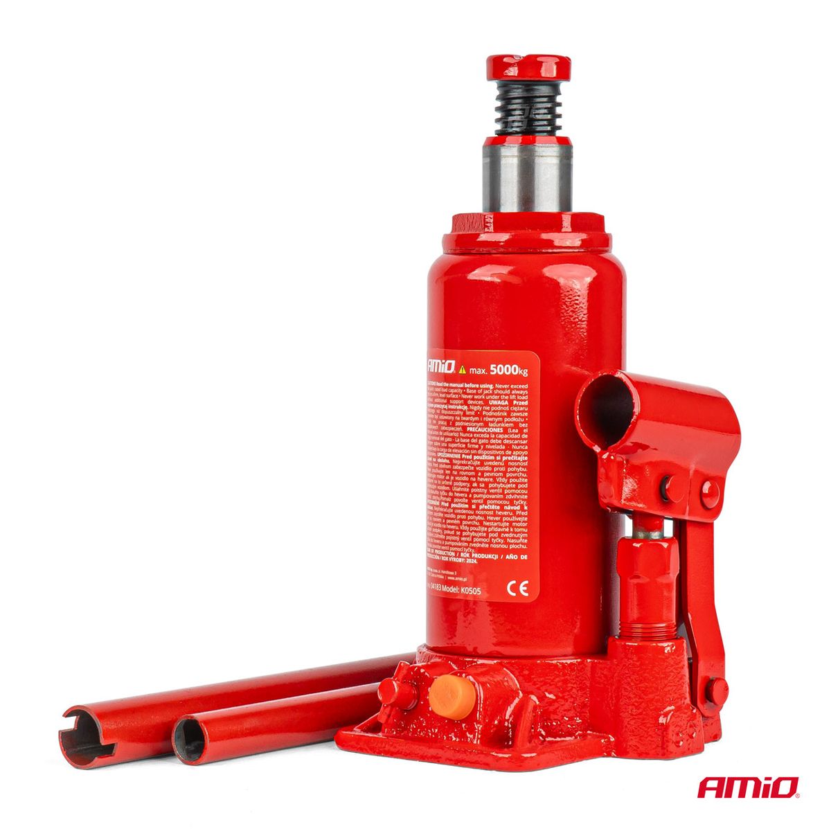 CRIC BOUTEILLE HYDRAULIQUE 5T AVEC COFFRET AMIO