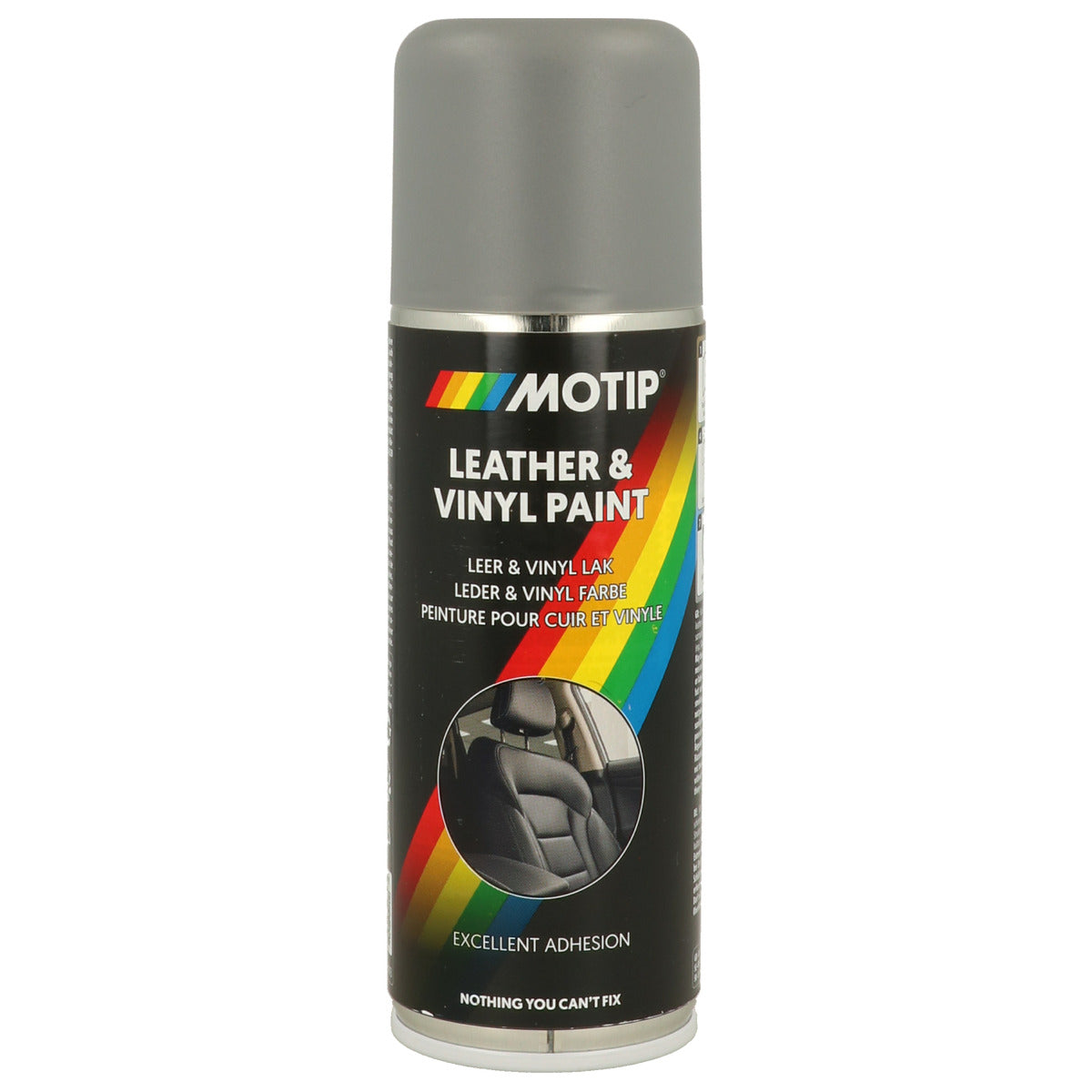 PEINTURE CUIR ET VINYL GRIS 200ML MOTIP