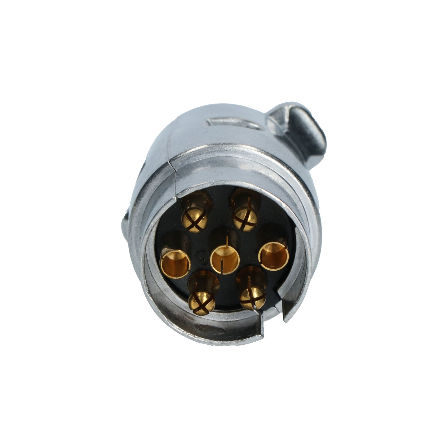 FICHE POUR REMORQUE 7 BROCHES 12V METAL