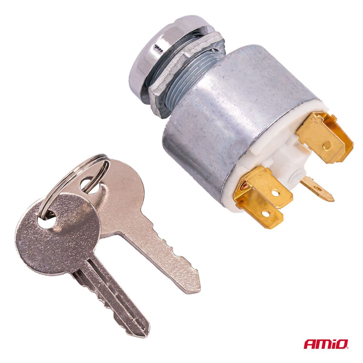 CONTACT D'ALLUMAGE UNIVERSEL 12V AVEC DEUX CLEFS AMIO