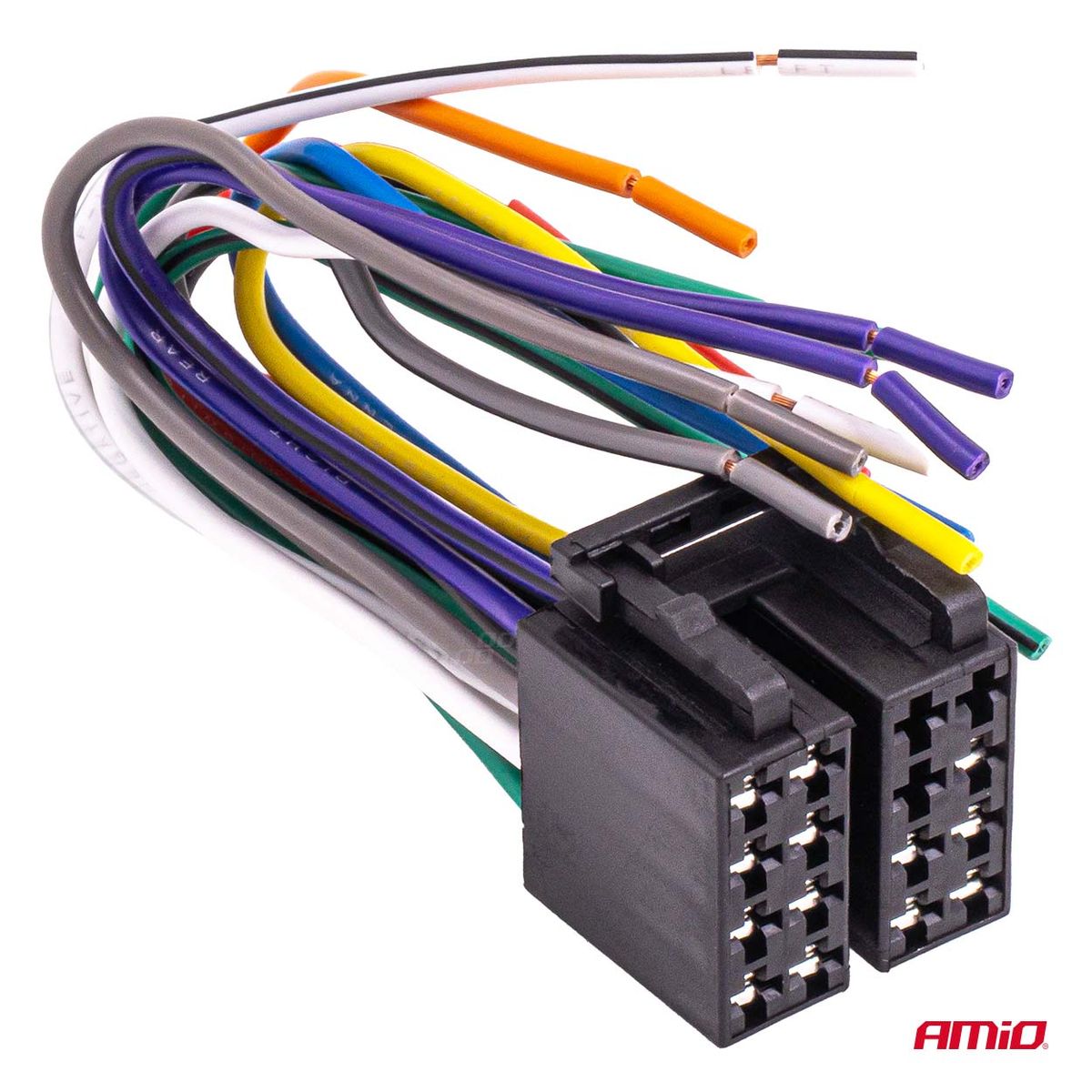 CONNECTEUR INTEGRE ISO FEMELLE CCA 13 BROCHES 5A 12V AMIO