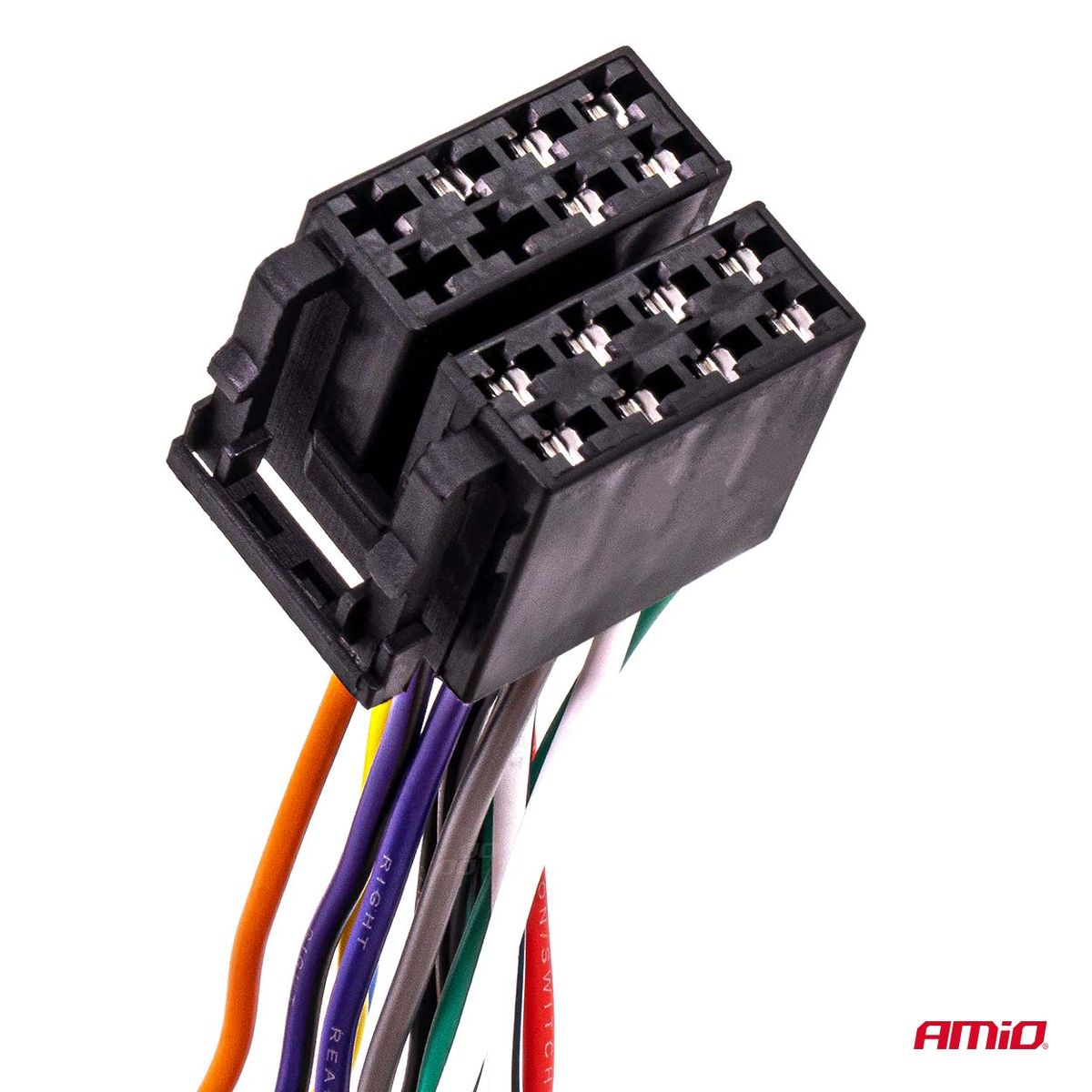 CONNECTEUR INTEGRE ISO FEMELLE CCA 13 BROCHES 5A 12V AMIO