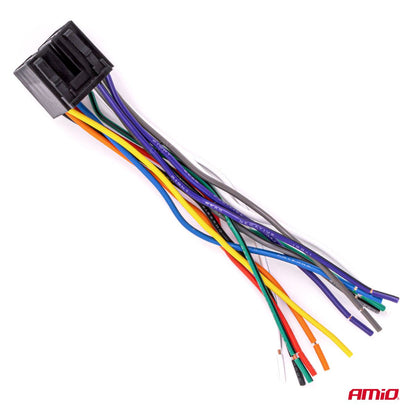 CONNECTEUR INTEGRE ISO FEMELLE CCA 13 BROCHES 5A 12V AMIO
