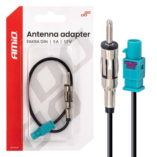 ADAPTATEUR ANTENNE FAKRA DIN 5A 12V AMIO