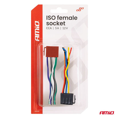 CONNECTEUR FEMELLE ISO  CCA 5A 12V AMIO